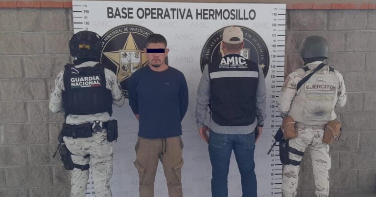 Triple cateo en Sonora deja tres personas detenidas y aseguramiento de droga y máquinas ilegales