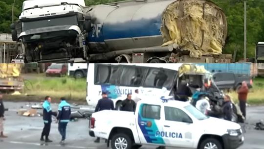 Quiénes eran los cuatro policías que murieron en un accidente en Carmen de Areco