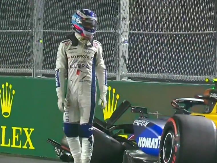 Colapinto y su accidente en clasificación del GP de Las Vegas: el jefe de Williams dijo que su salud está por encima de todo