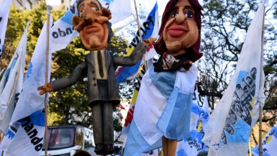 El primer detenido en la marcha por Cristina Kirchner fue acusado de amenazar de muerte a Milei