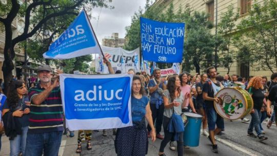 Presupuesto universitario: ADIUC adhirió al paro nacional de este miércoles y jueves