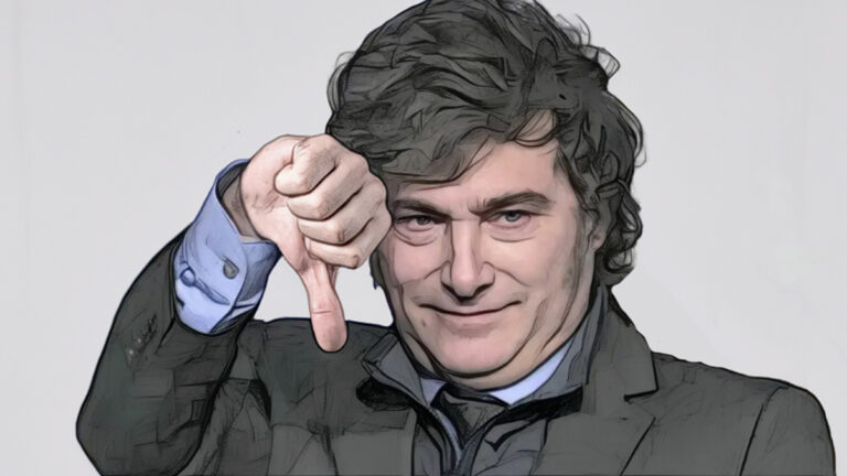 Milei, un libertario en la cornisa