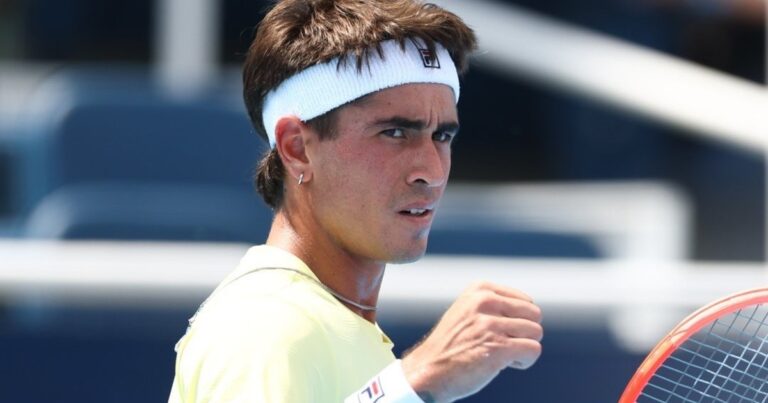 Comesaña en Cincinnati: se descompuso, sufrió una demora por lluvia y ganó después de tres horas