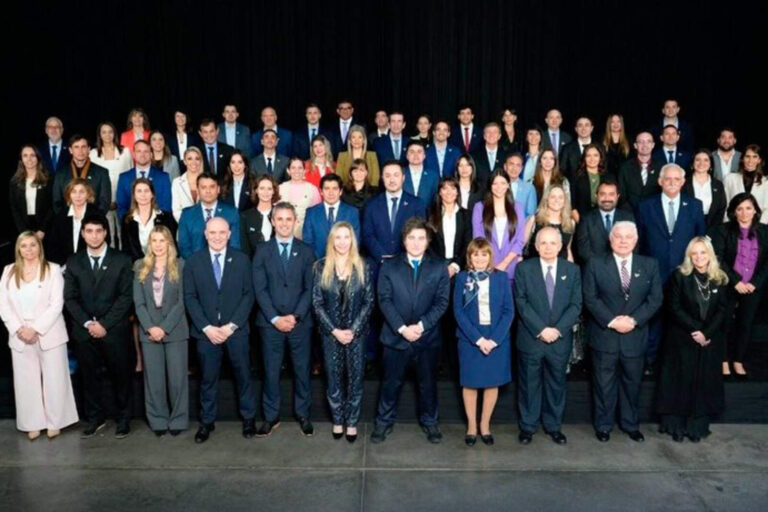 Javier Milei presentó a todos los candidatos nacionales de La Libertad Avanza