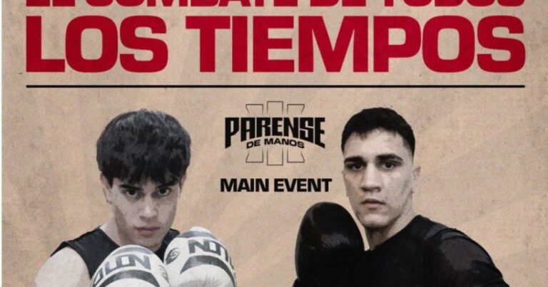 Párense de Manos 3: cuándo es el combate de Agustín Monzon vs. Franco Bonavena