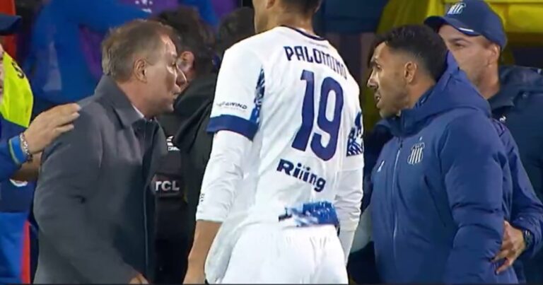 Video: el cara a cara Holan-Tevez en Central vs. Talleres