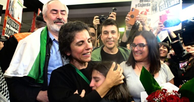 Cele Fierro volvió al país. Continuemos con la lucha por Palestina Libre!