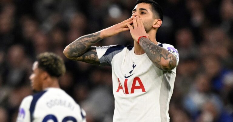 Video: el gol del Cuti Romero en la derrota del Tottenham ante el West Ham