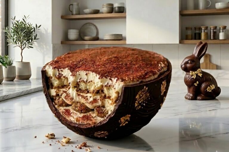 Semana Santa: la receta del huevo de Pascua relleno de tiramisú