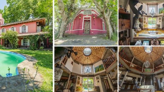 Fachada de la casa de Fernando 'Pino' Solanas ubicada en Olivos, Provincia de Buenos Aires.