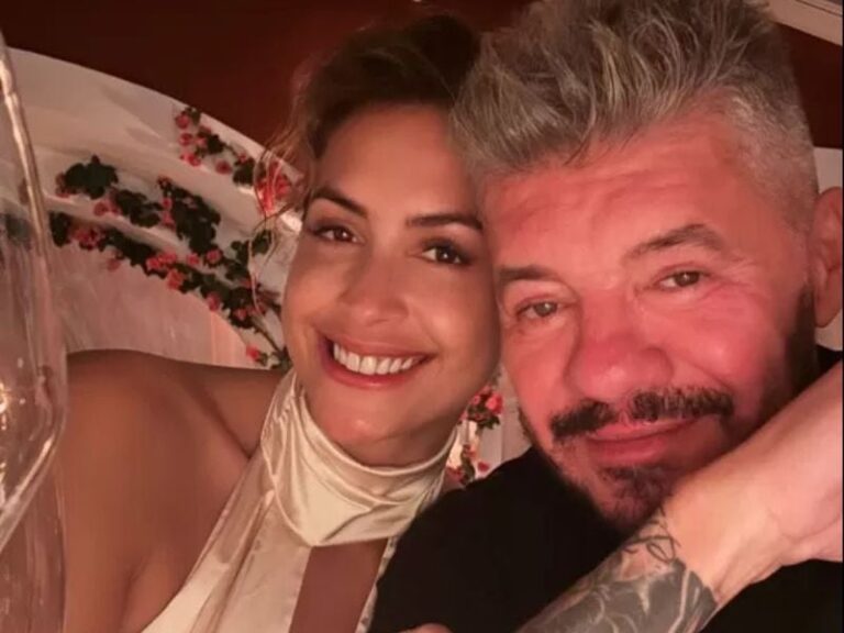 Marcelo Tinelli y Milett Figueroa en una imagen de archivo.