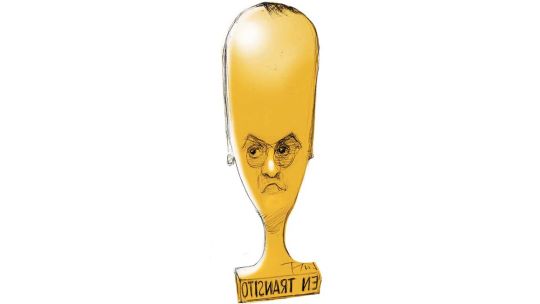 Ilustración conceptual sobre el equilibrio del poder político y la toma de decisiones gubernamentales.