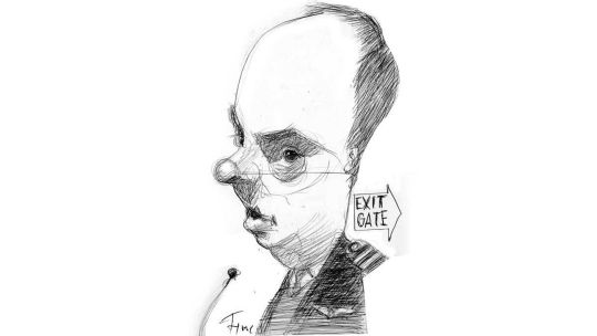 Metáfora visual que representa el concepto de esfuerzo y resultado en un campo de juego y en un ámbito institucional.