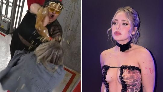 Fotograma del programa 'La Cárcel de los Gemelos' mostrando a las participantes Furia, Coty y La Falete durante una discusión.