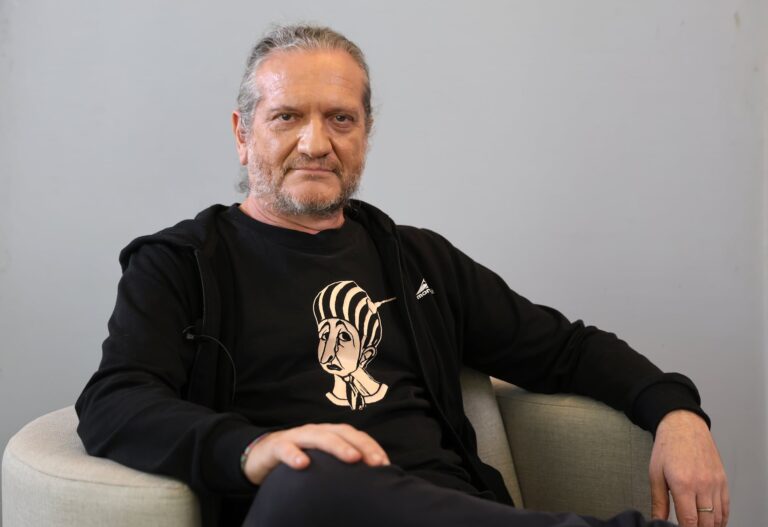 Darío Sztajnszrajber durante la entrevista