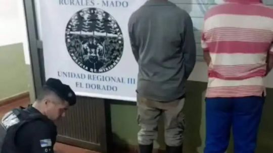 Operativo policial en zona rural de Misiones cerca de una escuela