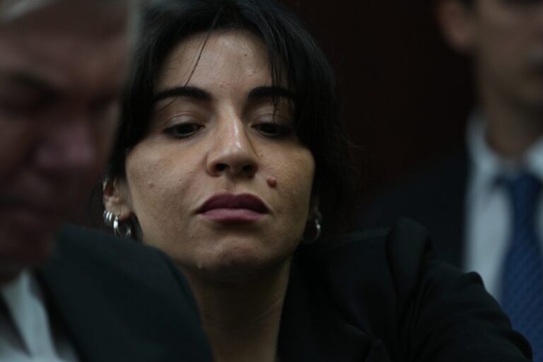 Gianinna Maradona en los tribunales