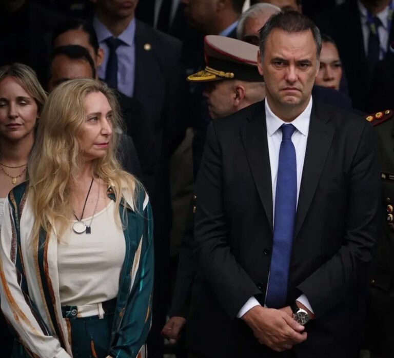 Manuel Adorni, jefe de Gabinete, en un acto oficial.