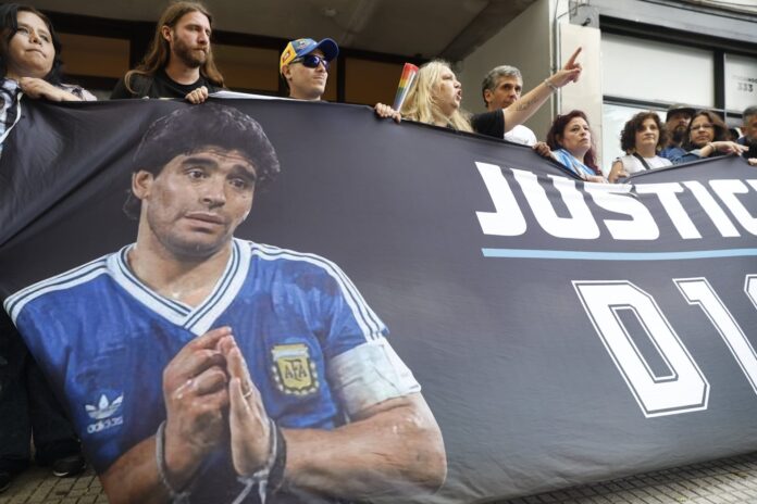inicio-juicio-muerte-maradona-primera-audiencia Tribunal Oral en lo Penal N°7 de San Isidro, sede del juicio por la muerte de Diego Maradona.