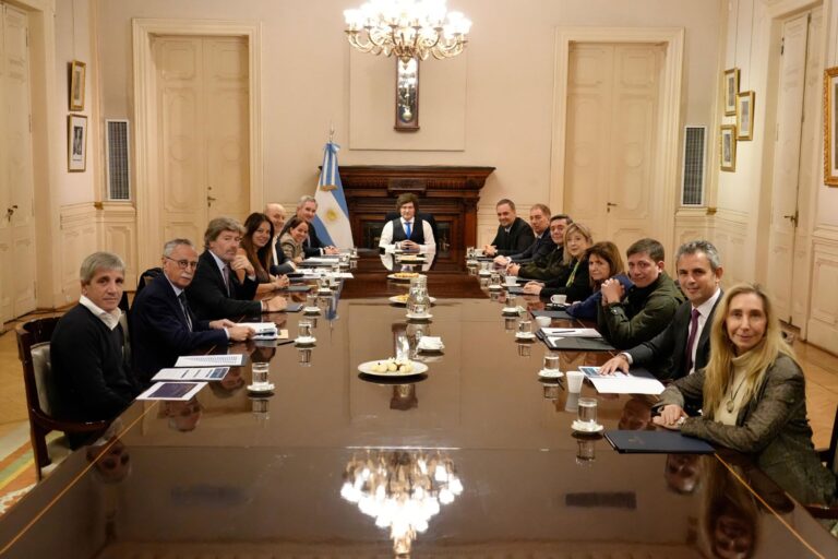 Reunión de Gabinete del Gobierno nacional en la Casa Rosada.