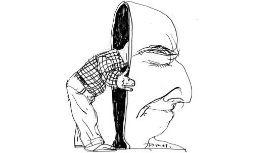 Matt Shumer, fundador de OthersideAI, durante una presentación sobre inteligencia artificial.