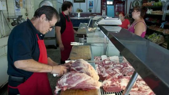 Gráfico de evolución de precios de alimentos en supermercados argentinos
