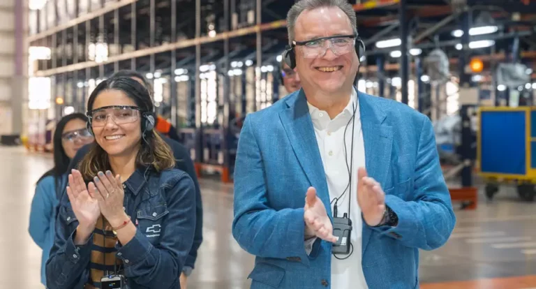 Thomas Owsianski, Presidente de GM Sudamérica, en la planta de General Motors en Rosario, Argentina.