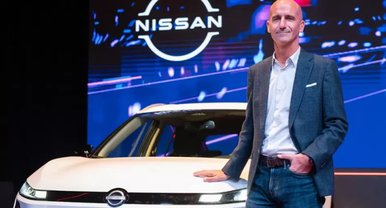 Ricardo Flammini, Presidente de Nissan Argentina, durante una presentación.