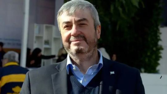 Néstor Roulet, productor agropecuario, durante una entrevista analizando la situación del campo.