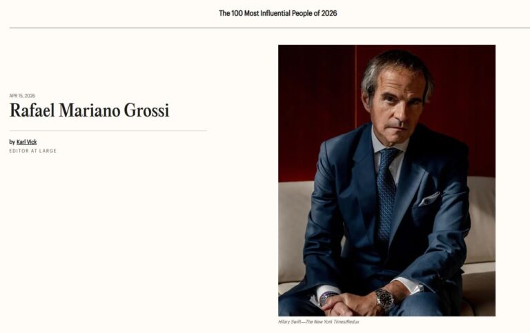 Retrato del diplomático argentino Rafael Grossi, director general del OIEA.