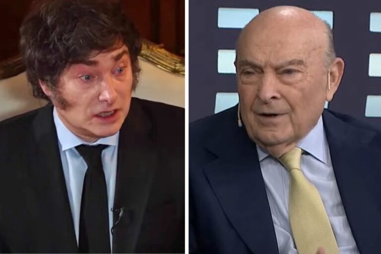 Domingo Cavallo hablando en una entrevista