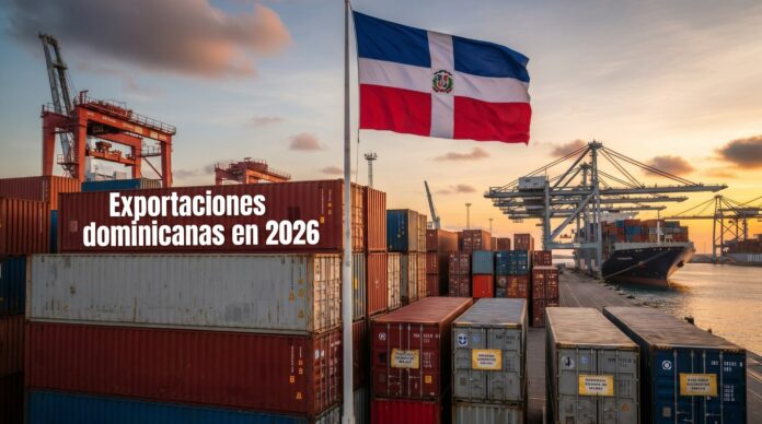 Gráfico de exportaciones de zonas francas dominicanas en 2026