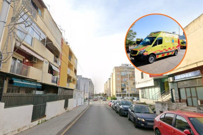 Ambulancia de emergencias sanitarias en Palma