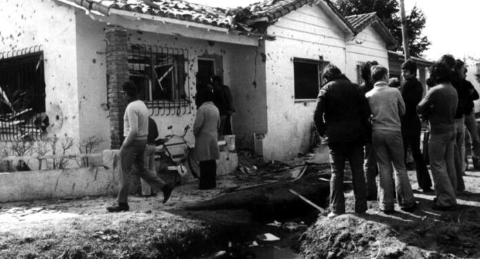 Fotografía de la familia Lanuscou, víctima de la última dictadura militar argentina