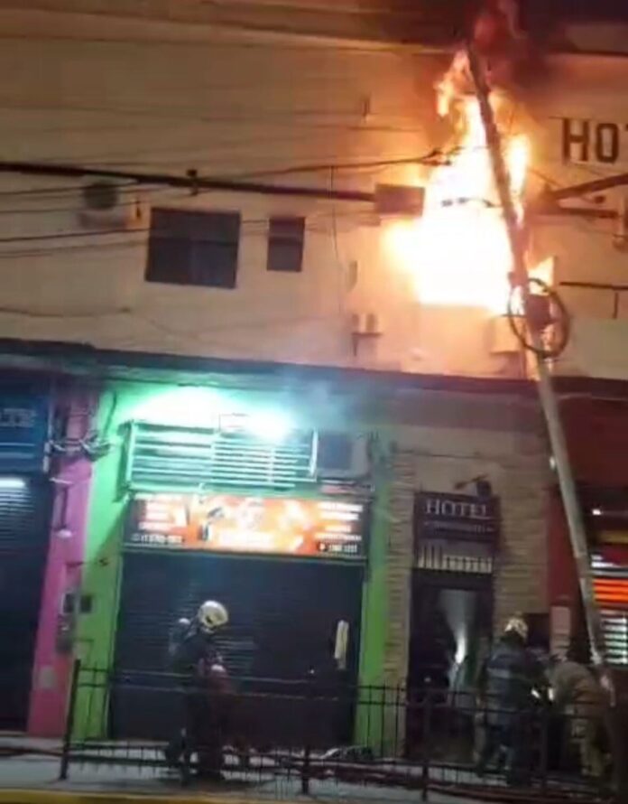 Hotel Tren Mixto en Constitución tras el incendio