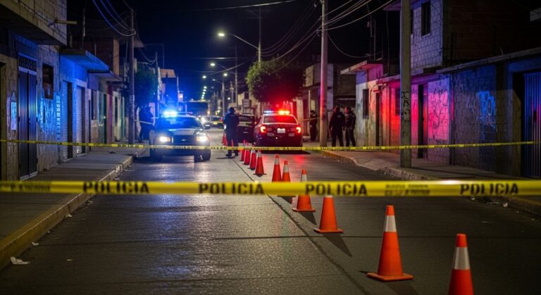 Zona acordonada por autoridades tras ataque armado en Guanajuato