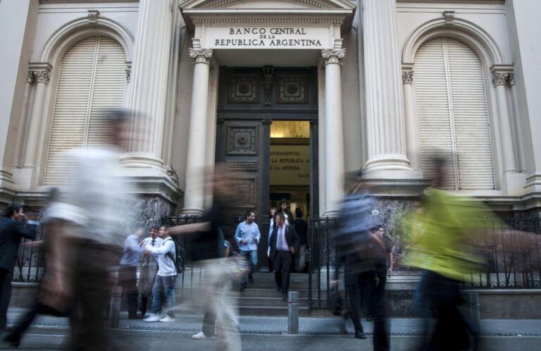 Edificio del Banco Central de la República Argentina en Buenos Aires