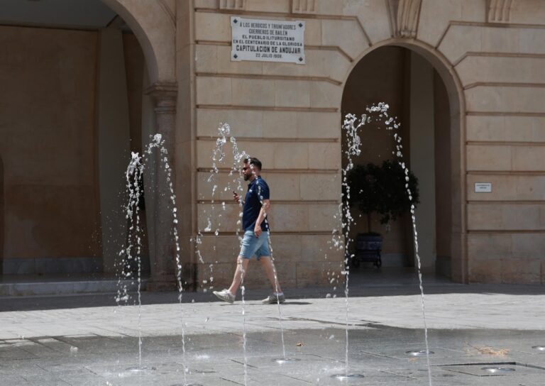 Mapa de avisos por calor en España según AEMET