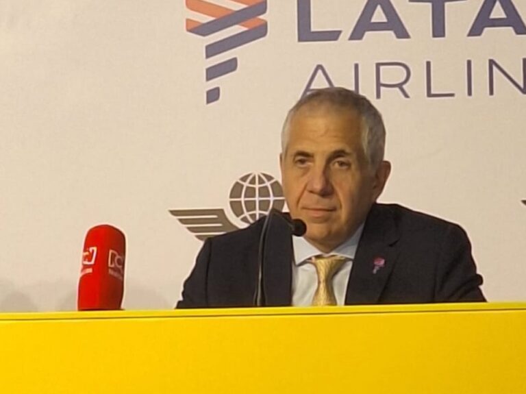 Roberto Alvo, CEO de Grupo Latam, durante la AGM de IATA en Río de Janeiro