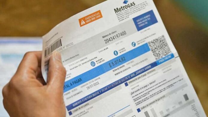 Gráfico de evolución del costo de servicios públicos en relación al salario mínimo