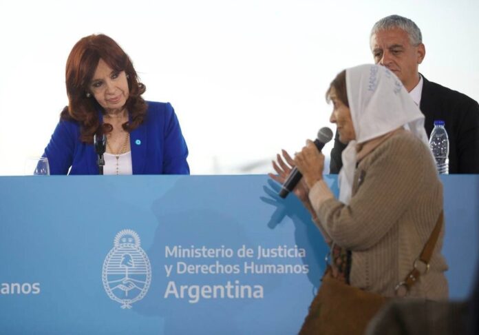 Cristina Kirchner y Taty Almeida en un encuentro previo