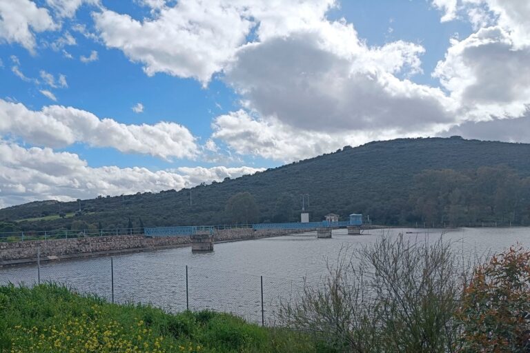 Gráfico de la evolución del agua embalsada en España