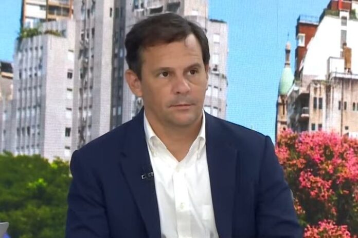 Fausto Spotorno en evento de la inmobiliaria Predial