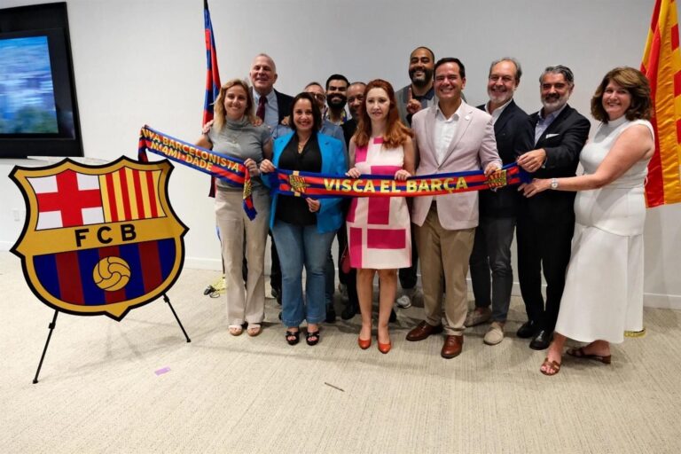 Edificio One Biscayne Tower en Miami donde se ubica la nueva oficina del FC Barcelona