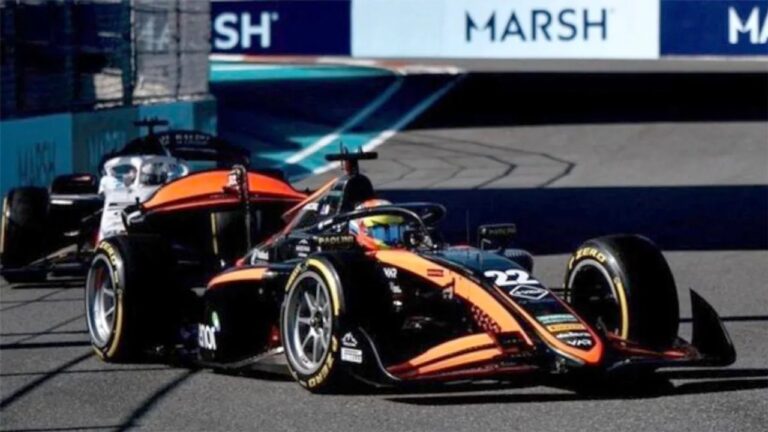 Nicolás Varrone durante la clasificación del GP de Mónaco de Fórmula 2