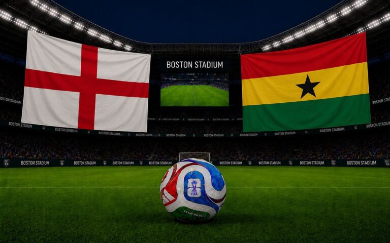 Estadio Boston durante el partido Inglaterra vs. Ghana