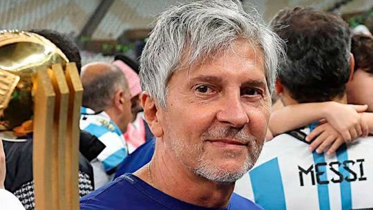 Jorge Messi en un palco del Chase Stadium en noviembre de 2025