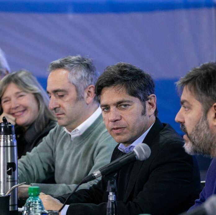 Axel Kicillof en un acto político