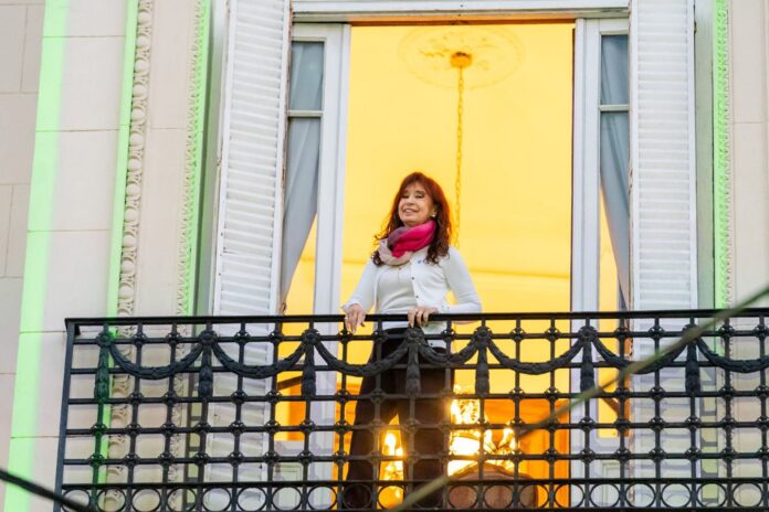 Cristina Kirchner en un acto político