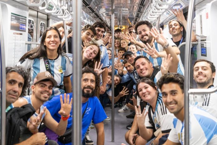 Estación de subte Línea D en Buenos Aires
